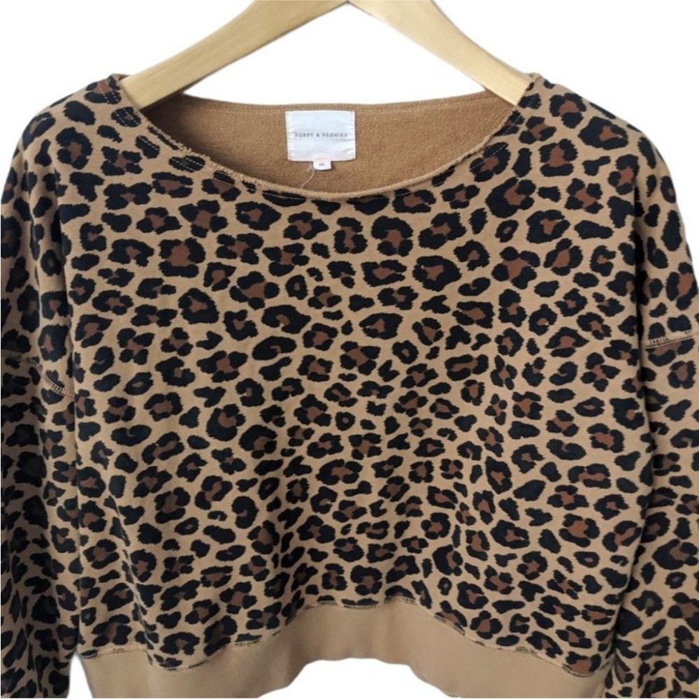 Poppy & Peonies Brown Crew Neck Sweater - Picture 4 of 4
